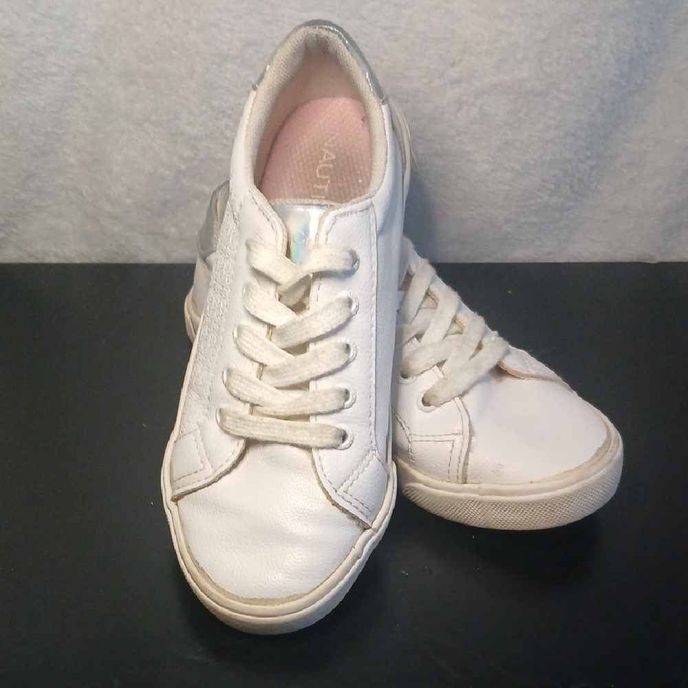 Nautica White Kids Sneakers